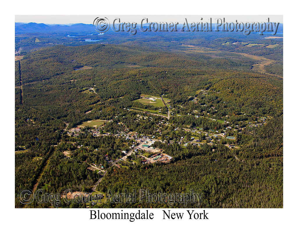 Aerial Photo of Bloomingdale, New York