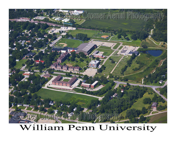 Aerial Photo of William Penn University, Oskaloosa, Iowa