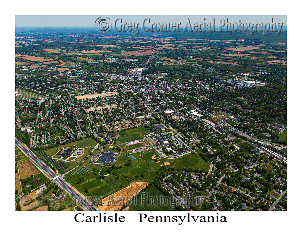 Aerial Photo of Carlisle, Pennsylvania
