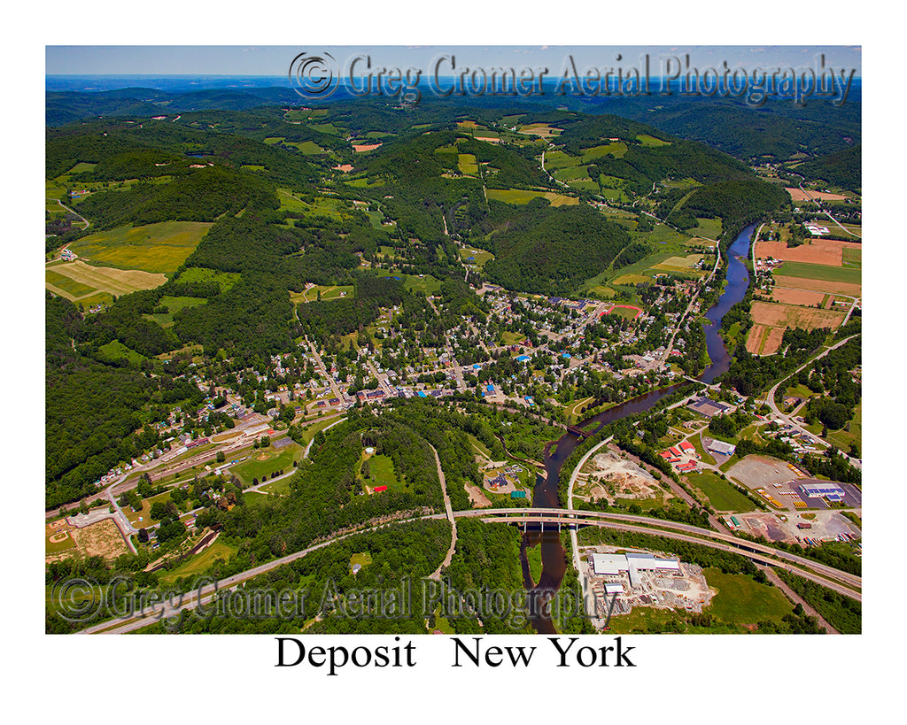 Aerial Photo of Deposit, New York