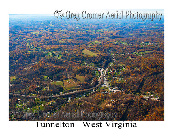 Aerial Photo of Tunnelton, West Virginia