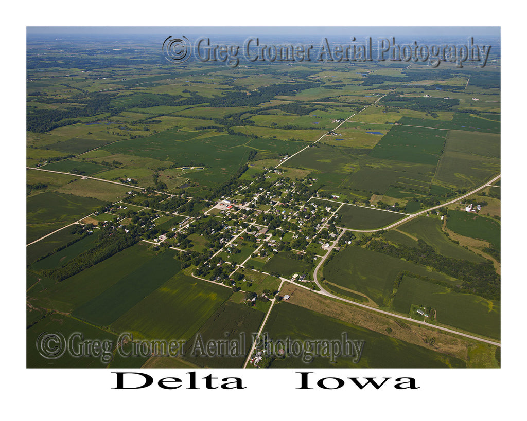 Aerial Photo of Delta Iowa