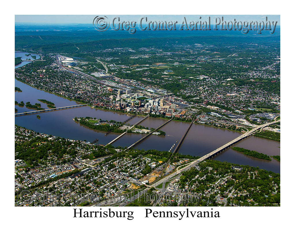 Aerial Photo of Harrisburg, Pennsylvania