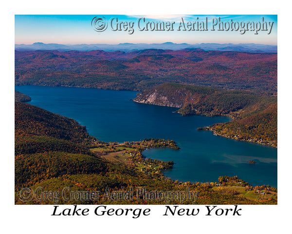 Aerial Photo of Lake George, New York