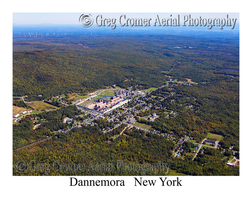 Aerial Photo of Dannemora, New York