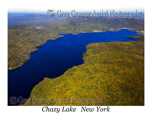 Aerial Photo of Chazy Lake, New York