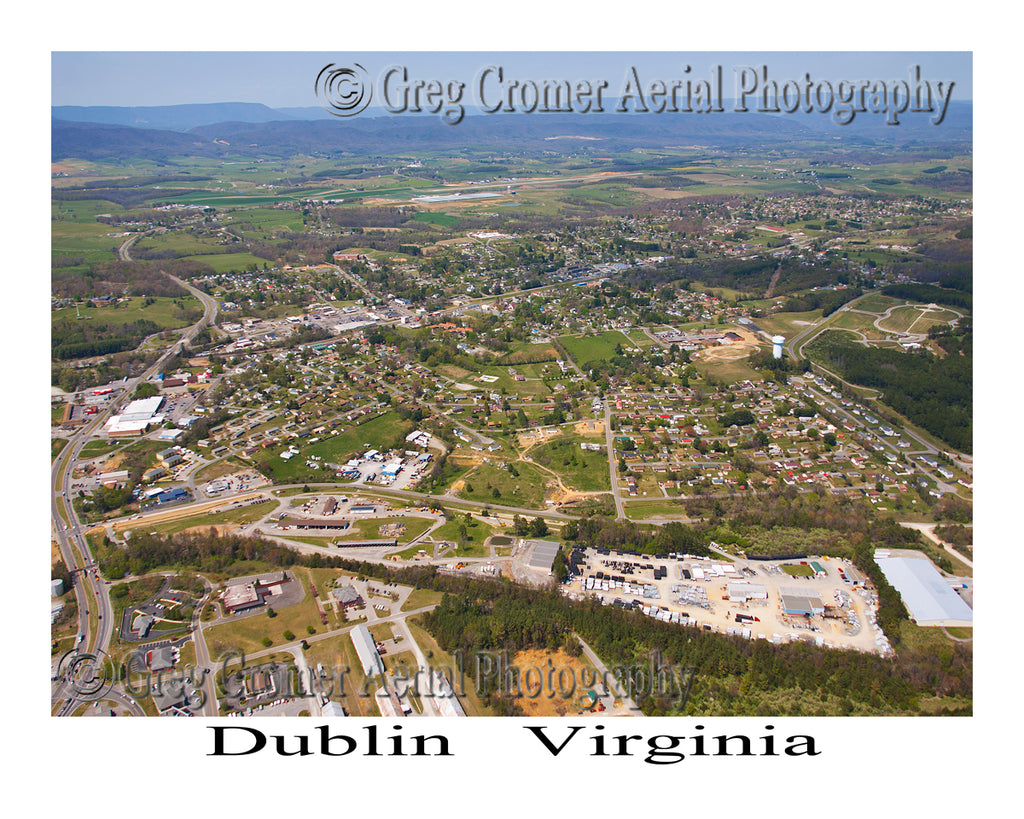 Aerial Photo of Dublin, Virginia