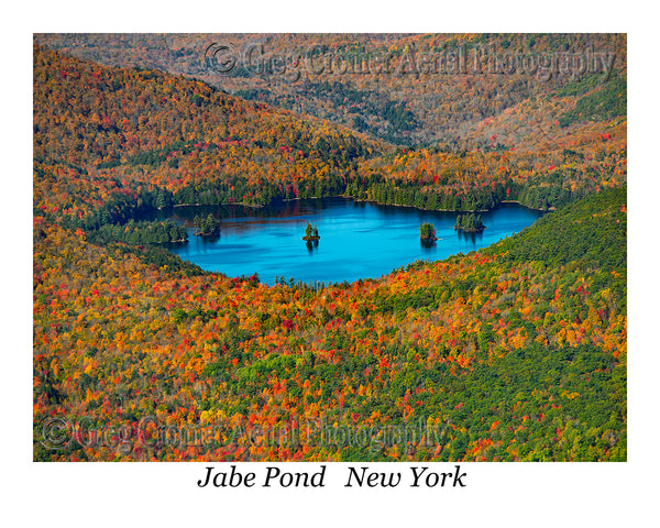 Aerial Photo of Jabe Pond, New York