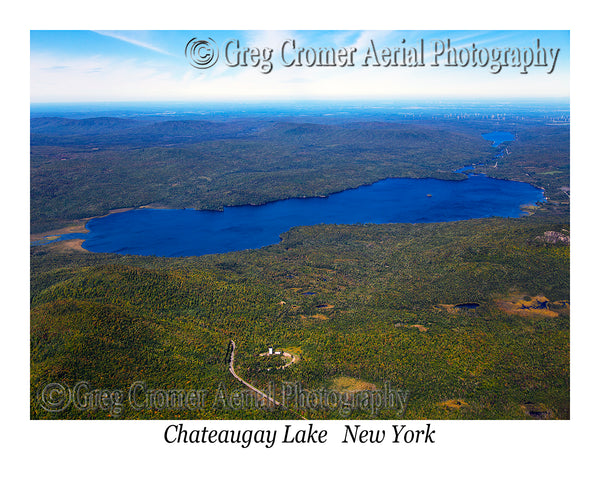 Aerial Photo of Chateaugay Lake, New York