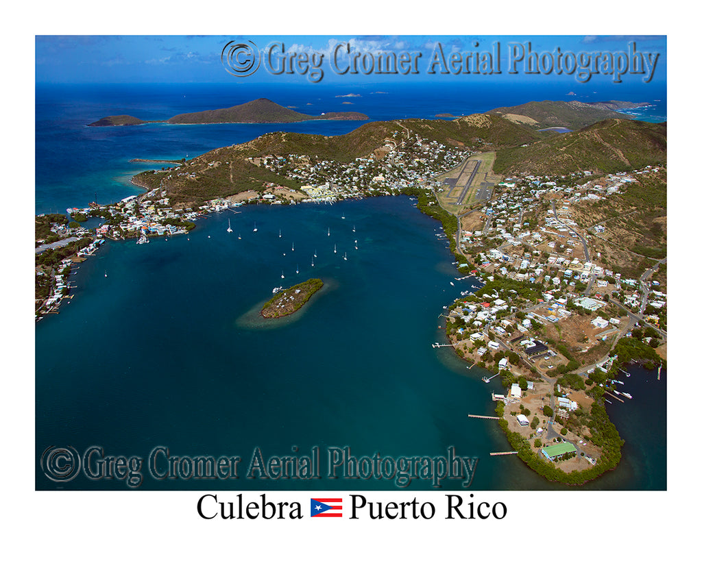 Aerial Photo of Culebra, Puerto Rico