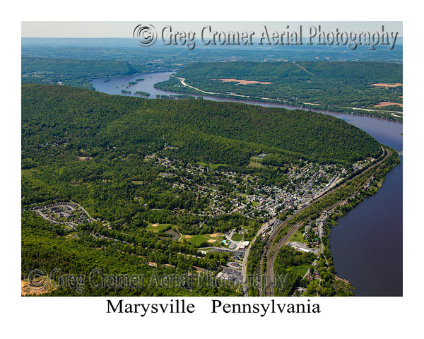 Aerial Photo of Marysville, Pennsylvania