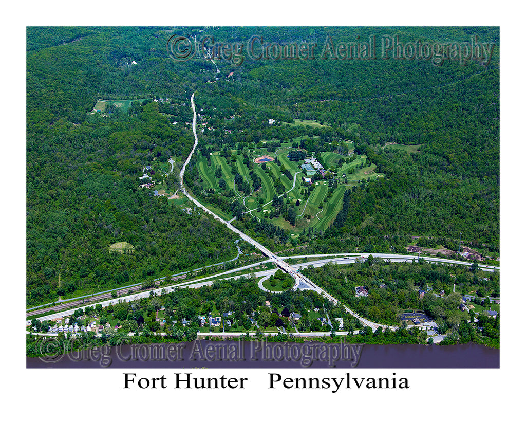 Aerial Photo of Fort Hunter, Pennsylvania