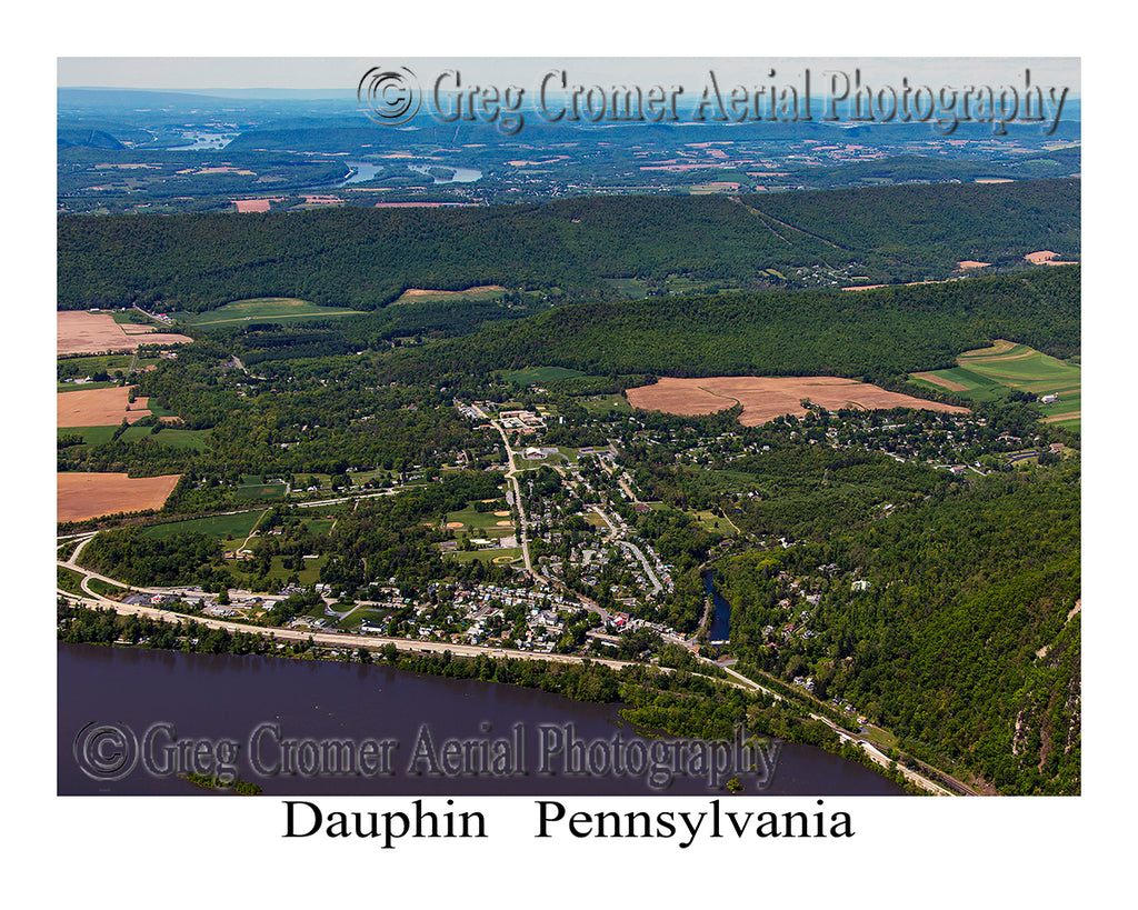 Aerial Photo of Dauphin, Pennsylvania