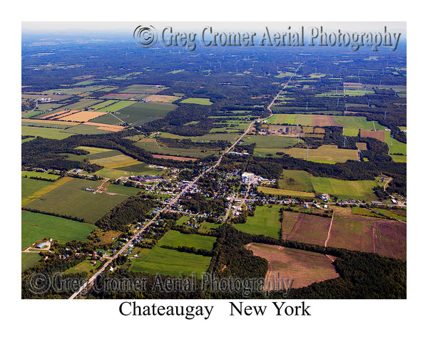 Aerial Photo of Chateaugay, New York