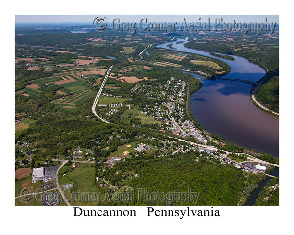 Aerial Photo of Duncannon, Pennsylvania