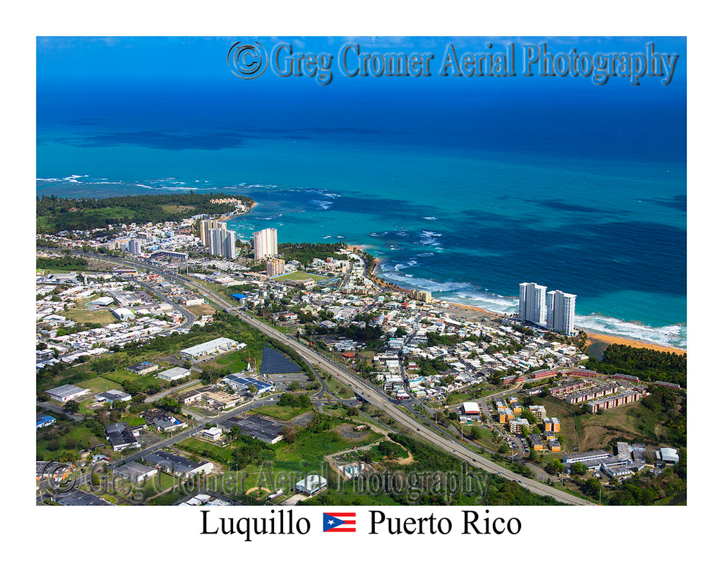 Aerial Photo of Luquillo, Puerto Rico