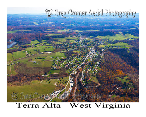 Aerial Photo of Terra Alta, West Virginia