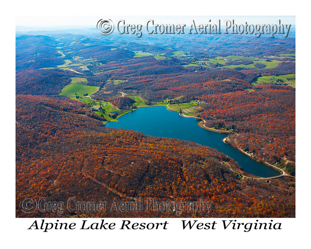 Aerial Photo of Alpine Lake Resort - Terra Alta, West Virginia