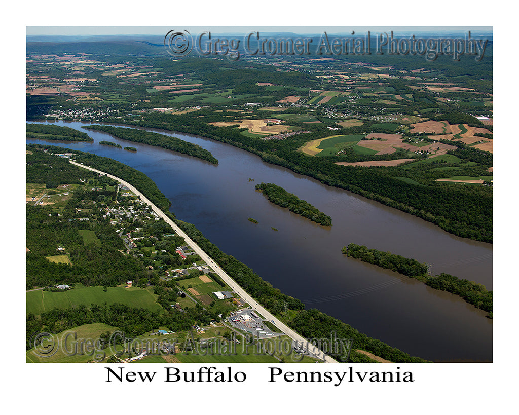 Aerial Photo of New Buffalo, Pennsylvania