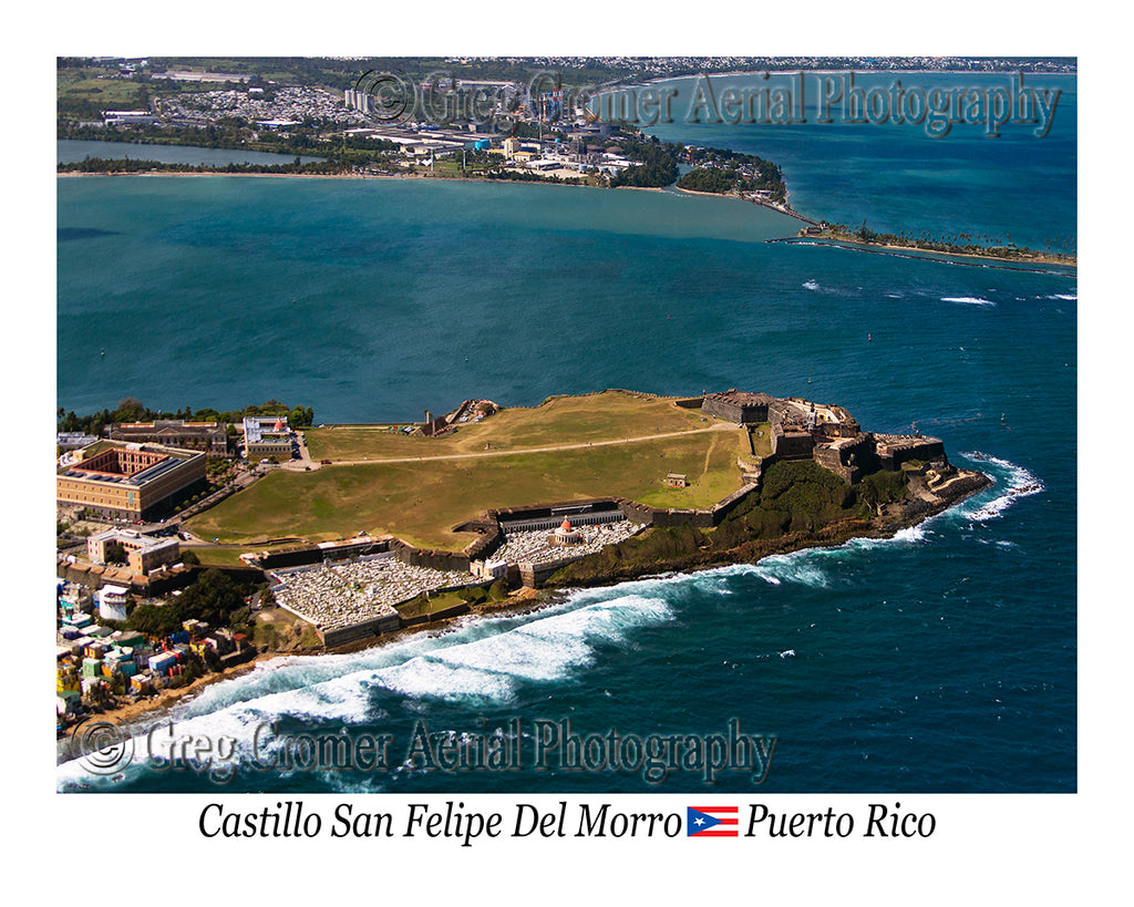 Aerial Photo of Castillo San Felipe Del Morro - San Juan, Puerto Rico