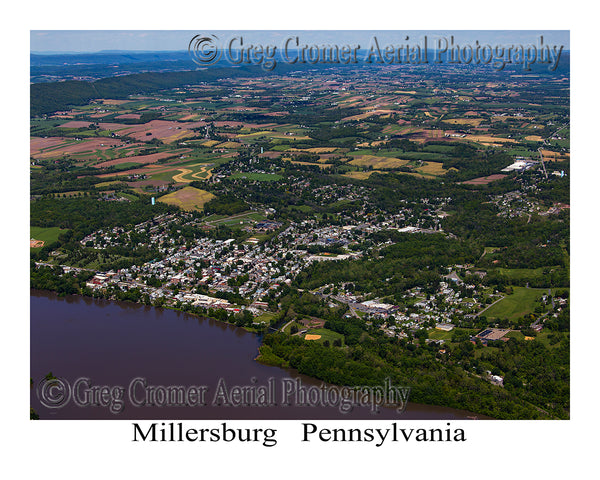 Aerial Photo of Millersburg, Pennsylvania