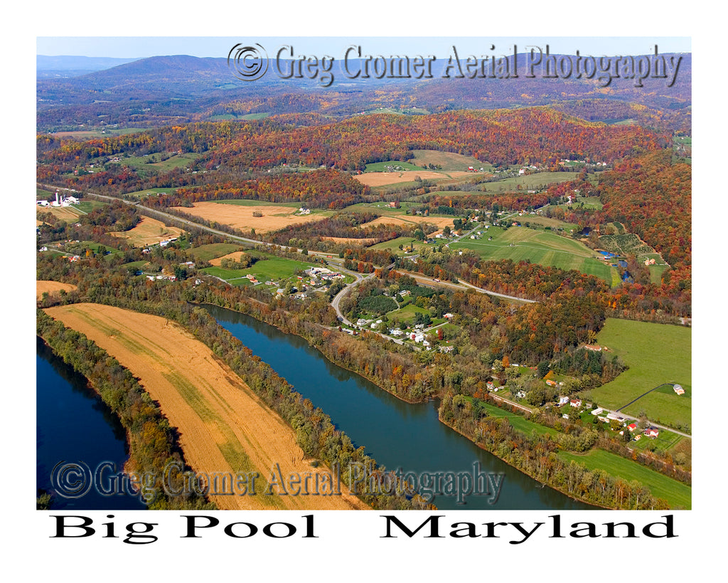 Aerial Photo of Big Pool, Maryland