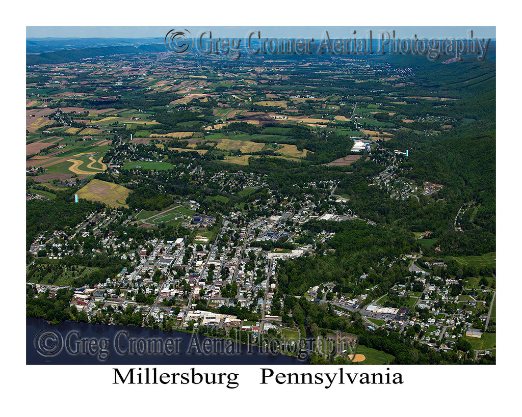 Aerial Photo of Millersburg, Pennsylvania