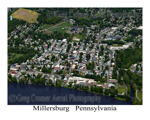 Aerial Photo of Millersburg, Pennsylvania