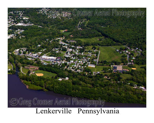 Aerial Photo of Lenkerville Pennsylvania