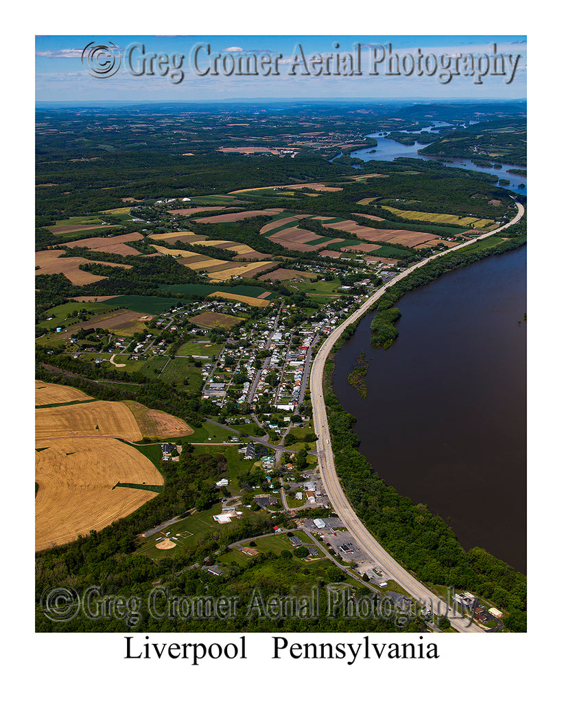 Aerial Photo of Liverpool, Pennsylvania