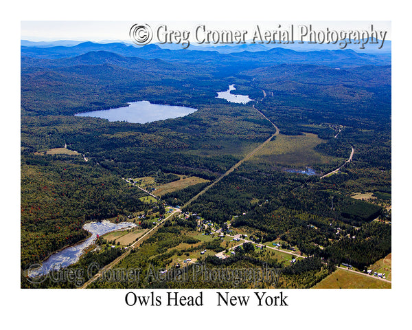 Aerial Photo of Owls Head, New York