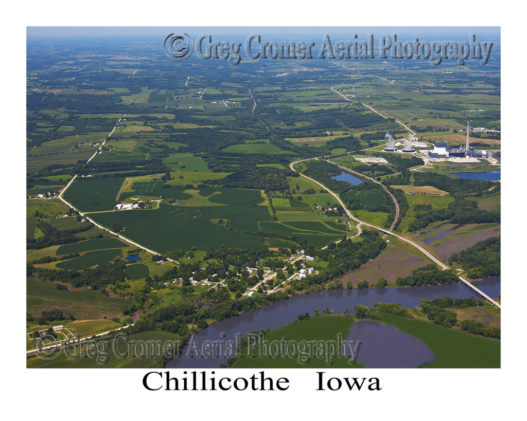 Aerial Photo of Chillicothe Iowa