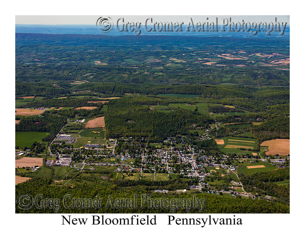 Aerial Photo of New Bloomfield, Pennsylvania