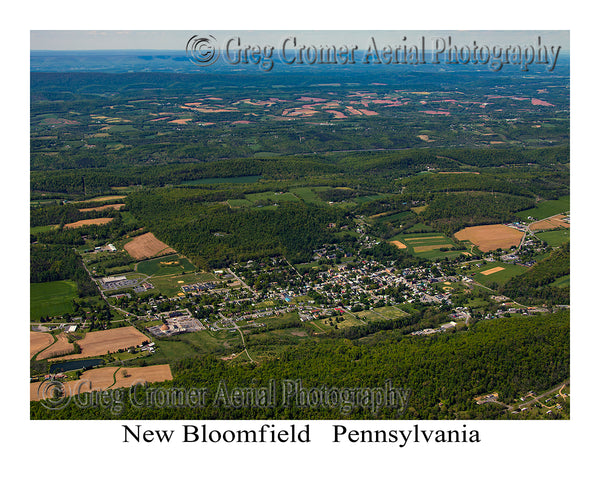 Aerial Photo of New Bloomfield, Pennsylvania