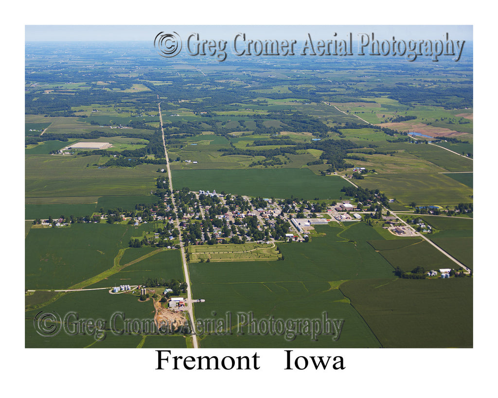 Aerial Photo of Fremont Iowa