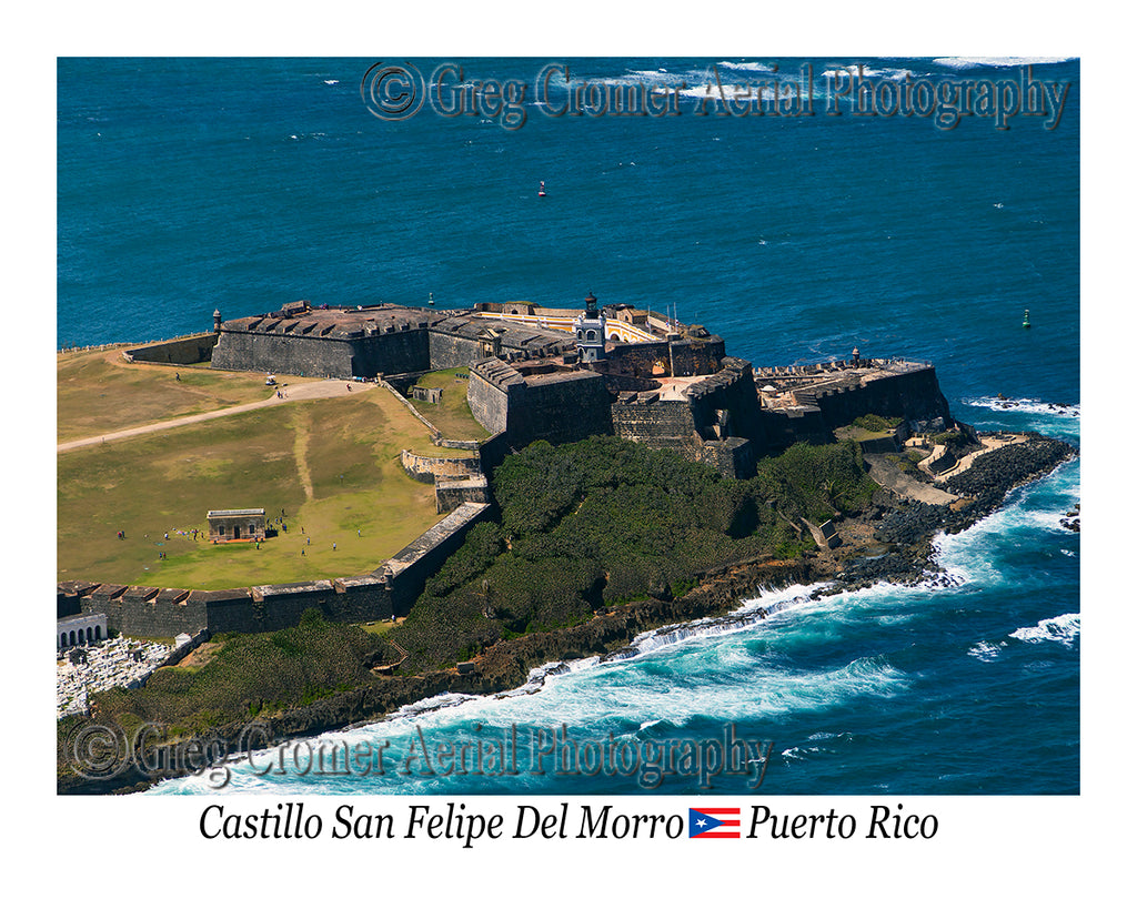 Aerial Photo of Castillo San Felipe Del Morro - San Juan, Puerto Rico