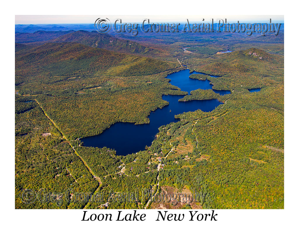 Aerial Photo of Loon Lake, New York