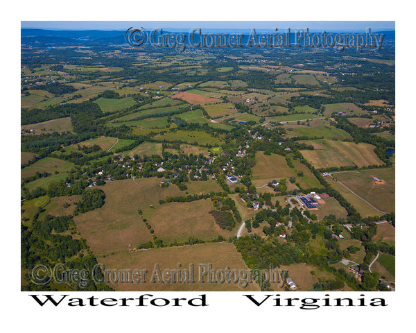 Aerial Photo of Waterford, Virginia