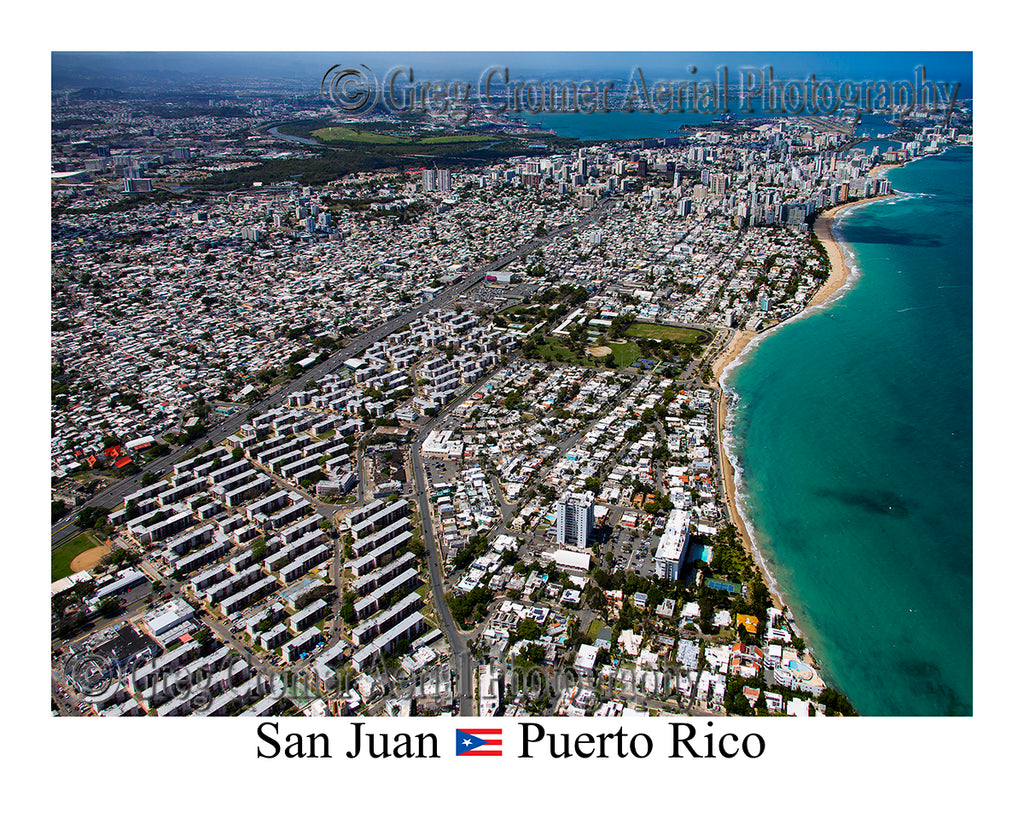 Aerial Photo of San Juan, Puerto Rico