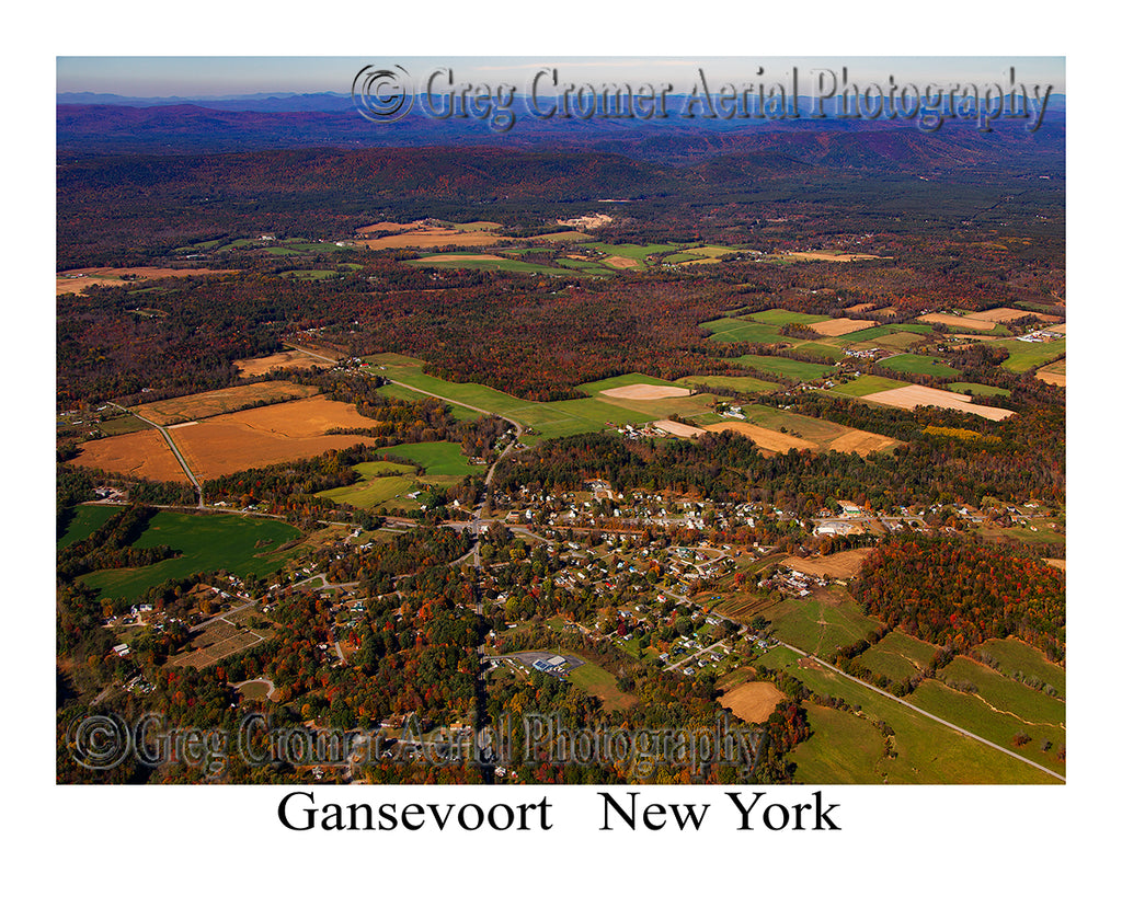 Aerial Photo of Gansevoort, New York