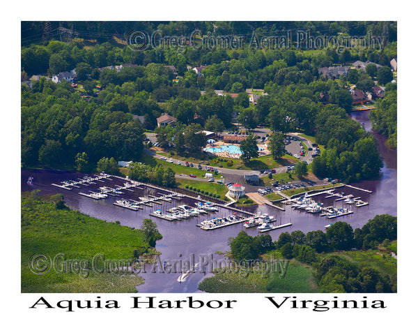 Aerial Photo of Aquia Harbor, Virginia