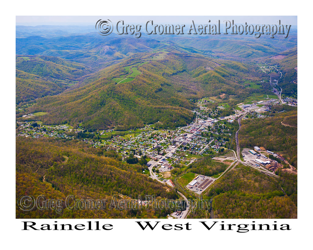 Aerial Photo of Rainelle, West Virginia