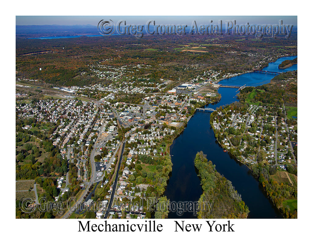 Aerial Photo of Mechanicville, New York