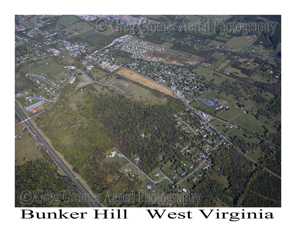 Aerial Photo of Bunker Hill, West Virginia