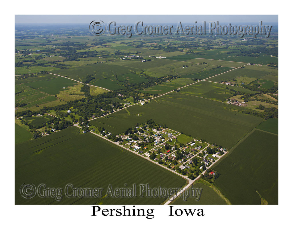 Aerial Photo of Pershing Iowa