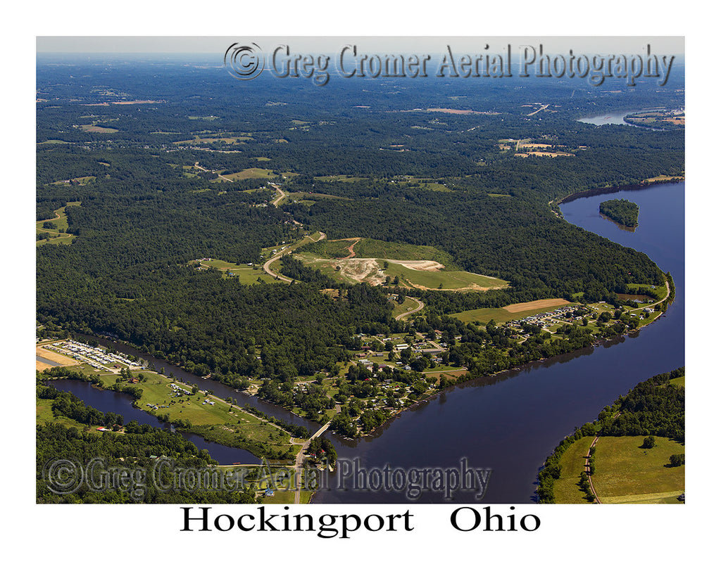 Aerial Photo of Hockingport, Ohio