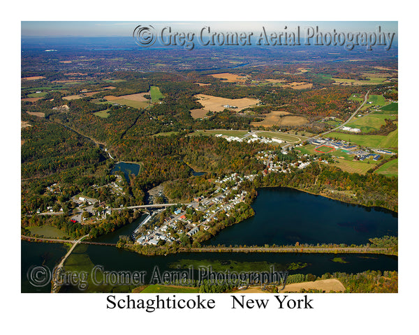 Aerial Photo of Schaghticoke, New York