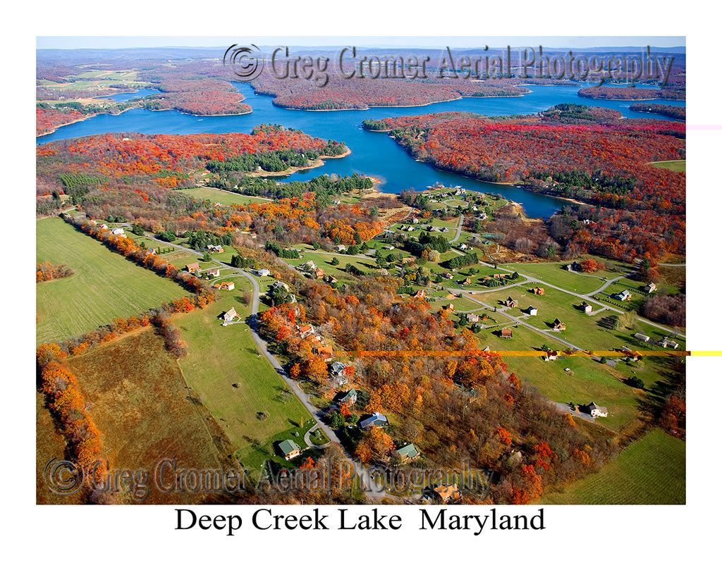 Aerial Photo of Deep Creek Lake, Maryland