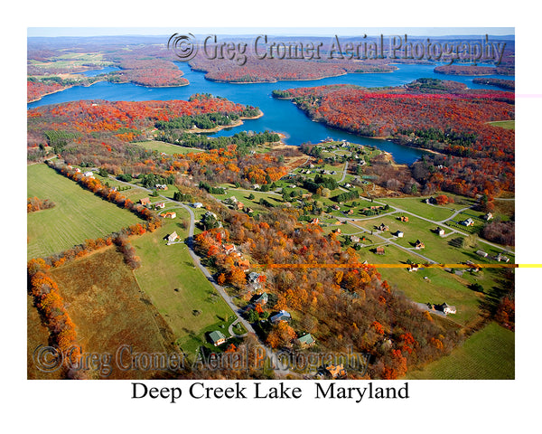 Aerial Photo of Deep Creek Lake, Maryland