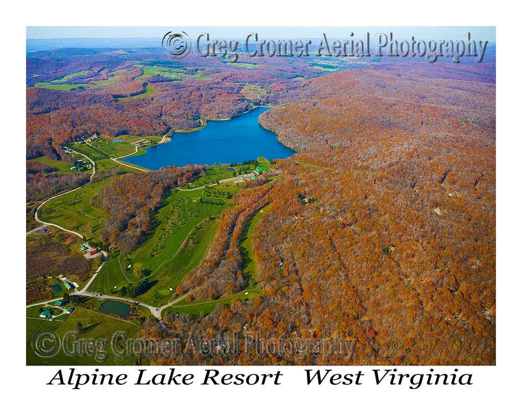 Aerial Photo of Alpine Lake Resort - Terra Alta, West Virginia